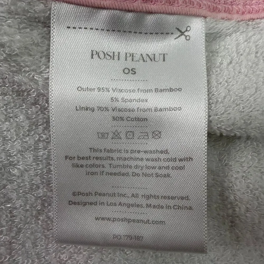 Posh Peanut Infant Hooded Bath Towel Green Floral